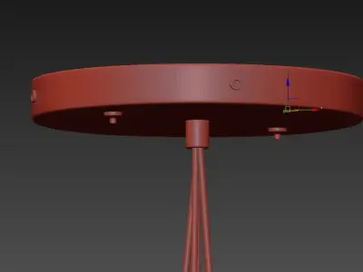 PINNACLE CLUSTER PENDANT By Dainolite 3D model