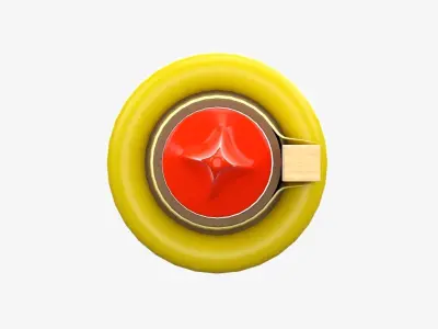 Rocket fireworks 01 3D model