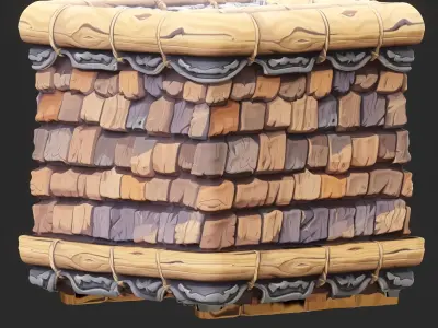 Stylized Roof Seamless Texture  Texture