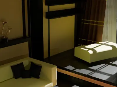 design interior room Free 3D model