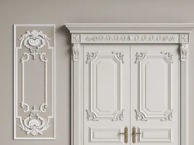 Classic Interior Decor 2 3D model