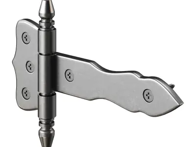 Door Strap Hinge 3D model