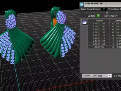 Earring  gold 3D print model