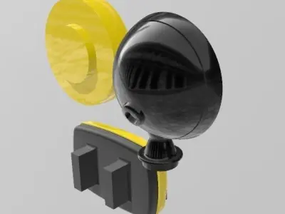 KC Lights for Marty McFly Hilux from Back to the Future 3D print model