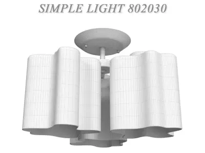 Ceiling chandelier SIMPLE LIGHT 802030 3D model