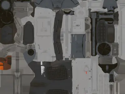 Sci-fi handguns collection 3D Model Pack