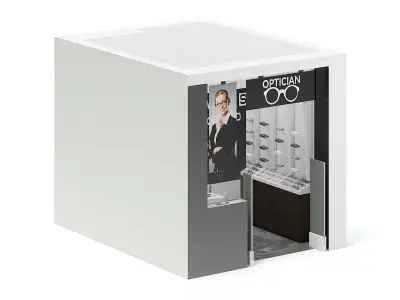 Optician Store 3D Model 3D model