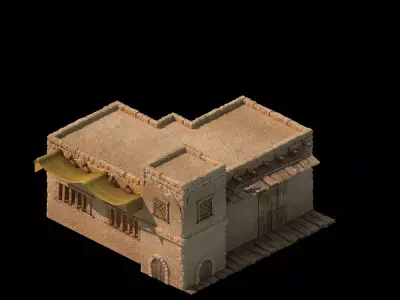 dirt House 3D model