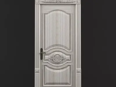 wood door 900x2100 3D model