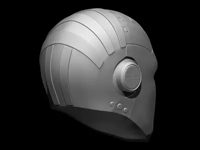 Robot crash dummy helmet 2 3D print model