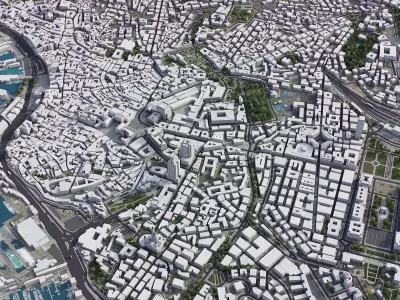 Genoa Low-poly 3D model