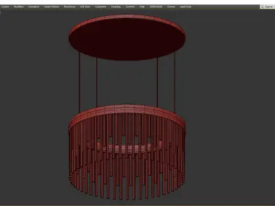 Coliseum Black Low-poly 3D model