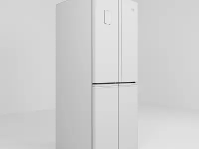 Beko fridge Free low-poly 3D model