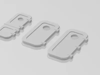 Doors for ship models 3D print model