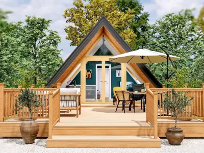 A frame Ara 40m2 3d model  basic plans  3D model