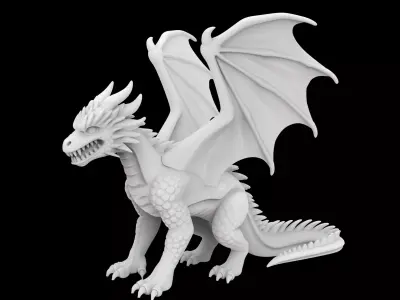Dragon 3D Print Model 3D print model