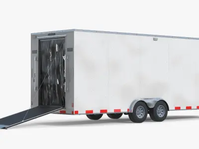  Mobile Morgue Trailer Carrier Cooled Kubota Powered with Interior 