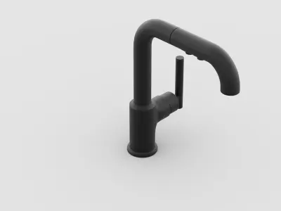 Faucet 06 Low-poly 3D model