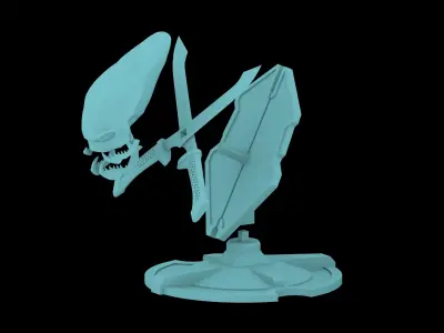 HALO Legendary Statue 3d print file 3D print model