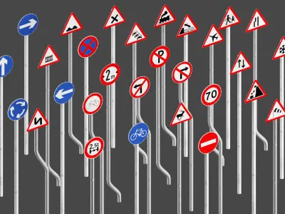 140 street kitbash 3D model