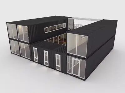 Container Office 1 3D model