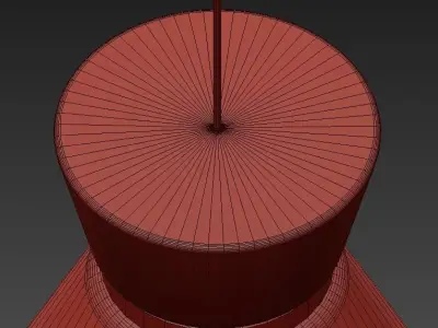 Modern gold pendant lamps 3D model
