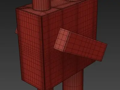 Riddle Single Table Light 3D model