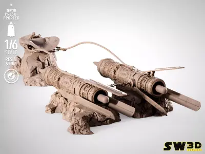 STAR WARS Anakin Pod Racer Sculpture 3D print model
