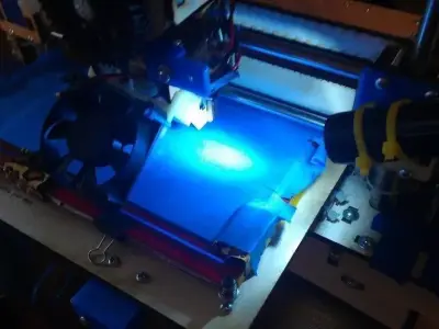 Printrbot Flashlight Mount Free 3D print model