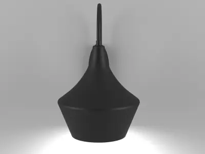 Low-Poly Wall Lamp 3D Model Low-poly 3D model
