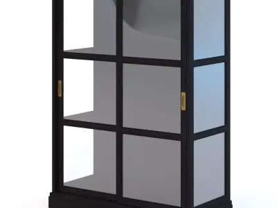 Malsjo Glassdoor Cabinet 3D model