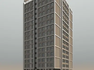 building apartment 3D model purchase