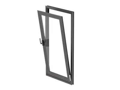 Aluminium Door 04 3D model