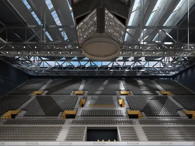 basketball stadium 3D model