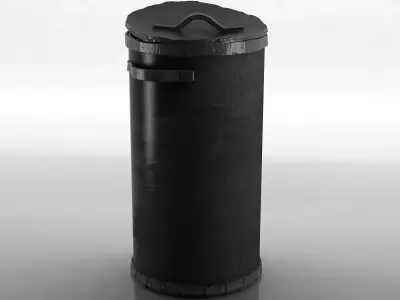 Poubelle bucket 3D model