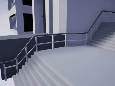 Central City Police Department CCPD from The Flash  Low-poly 3D model