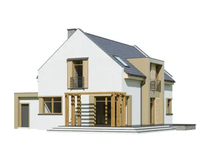 cottage 001 3D model