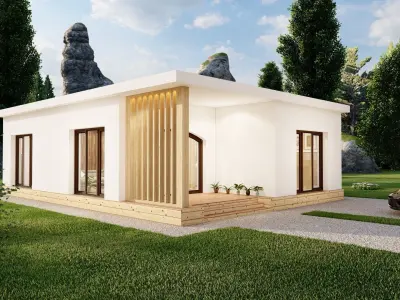 Arch House 01 - GWD Design 3D model