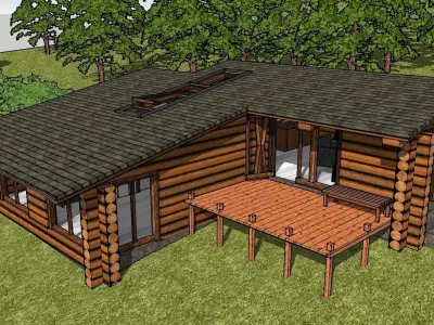 Creative Design-Holiday Cabin-067 3D model