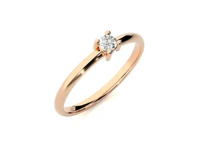 Women ring 3D print model 135