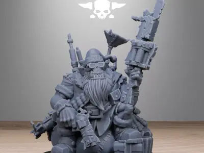Orkaz Santa Chaos 3D print model