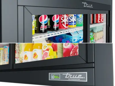 True  Countertop Refrigerator 3D model