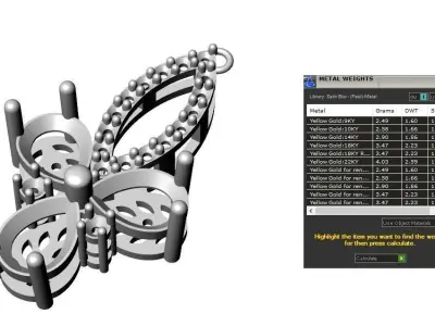 Half set 0045 3D print model