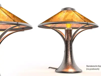 Modern Industrial Desk Lamp - Berkeley Lamp 3D model