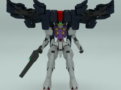 CB-002 Raphael Gundam 3D model