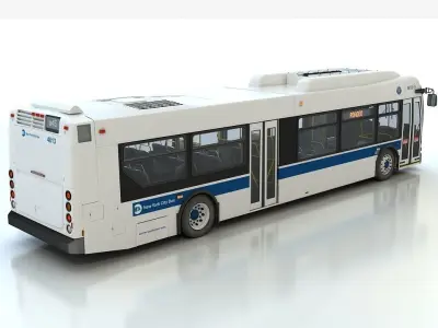 New Flyer Xd40 Xcelsior 3D model