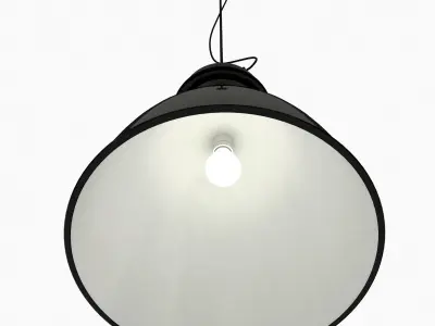 360volt Linz industrial pendant lamp 3D model
