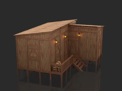 Medieval Fantasy House 05 3D model