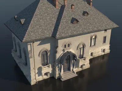 47 exterior buildings pack ready for production 3D model