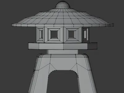 Chinese lantern big 3D model